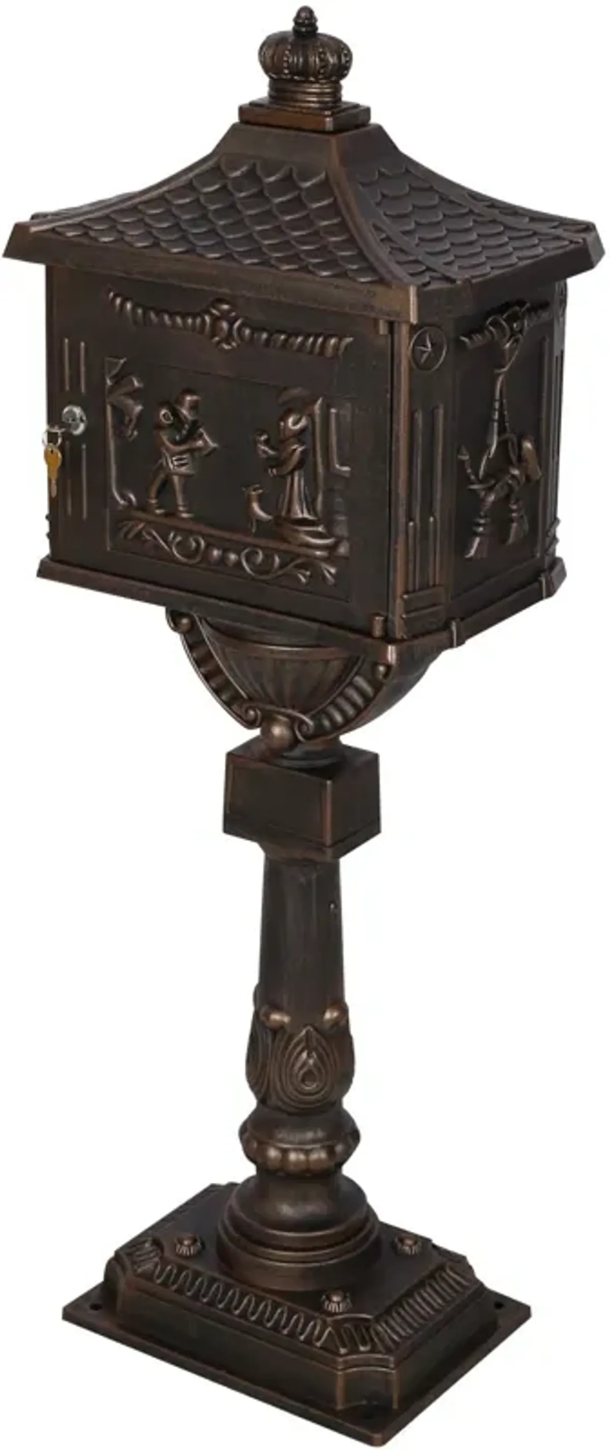 Cast Aluminum Mail Box, Postal Box, Mailbox