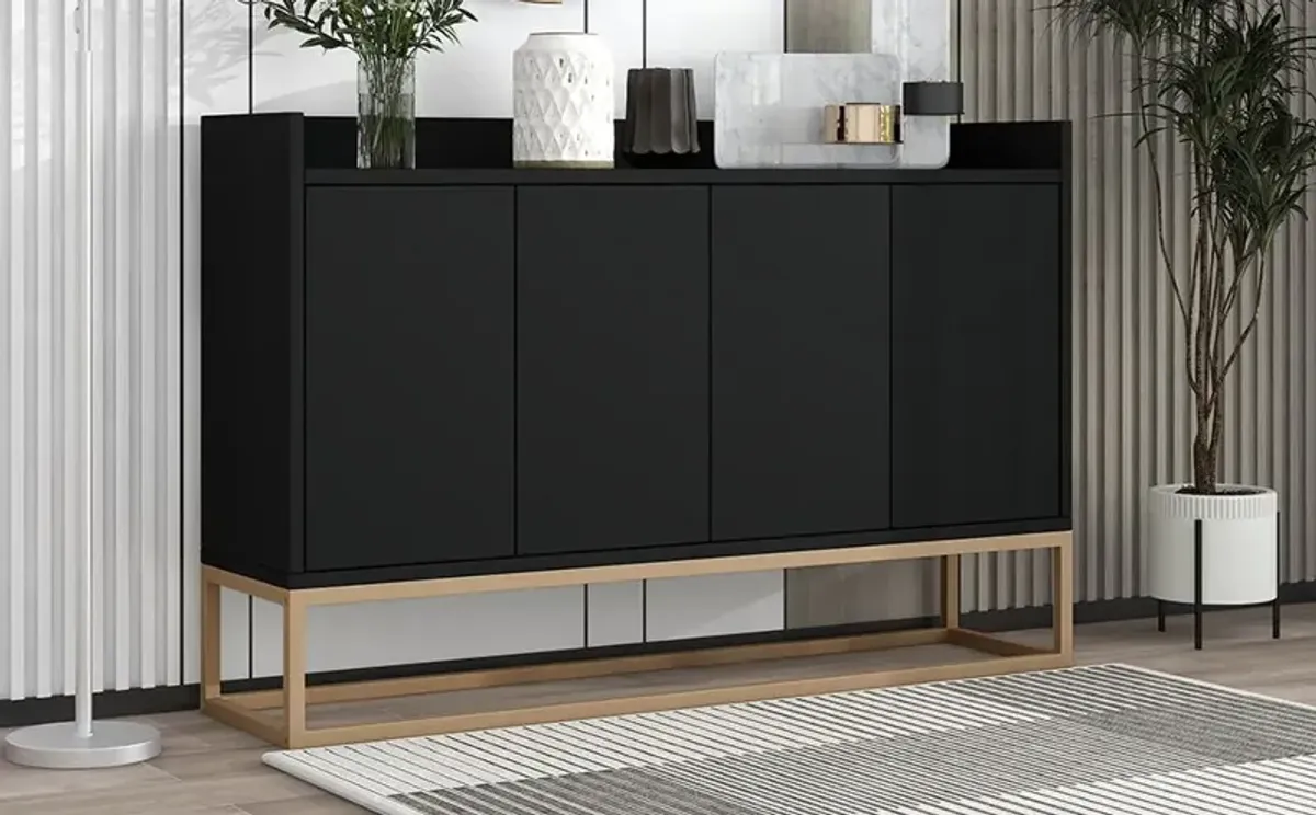 Modern Sideboard Elegant Buffet Cabinet With Large Storage Space For Dining Room, Entryway