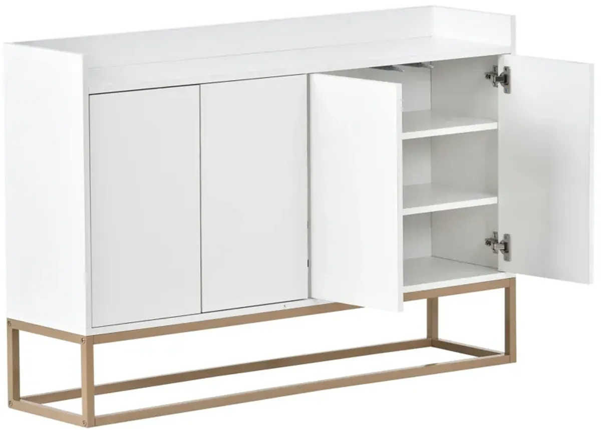 Modern Sideboard Elegant Buffet Cabinet With Large Storage Space For Dining Room, Entryway