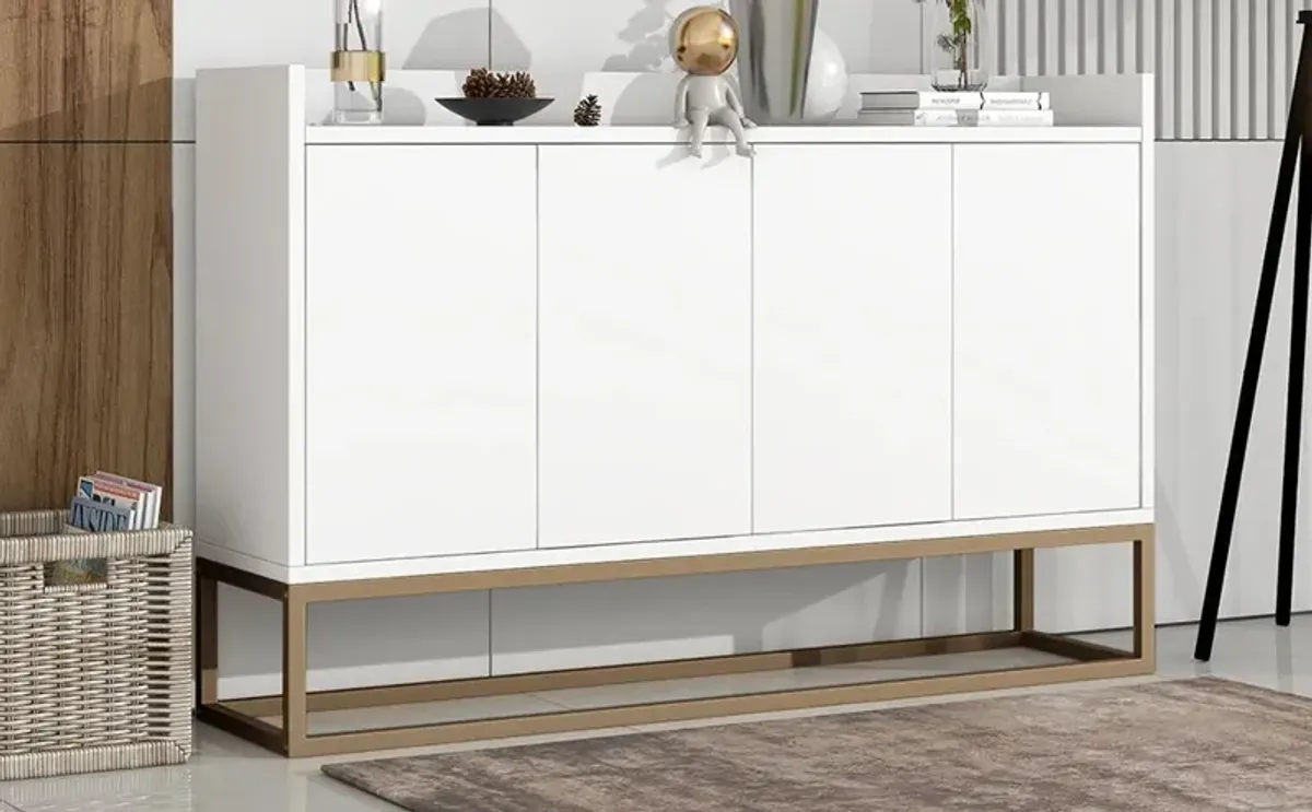 Modern Sideboard Elegant Buffet Cabinet With Large Storage Space For Dining Room, Entryway