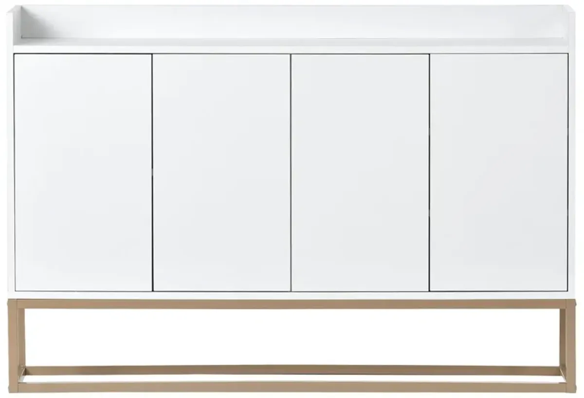 Modern Sideboard Elegant Buffet Cabinet With Large Storage Space For Dining Room, Entryway