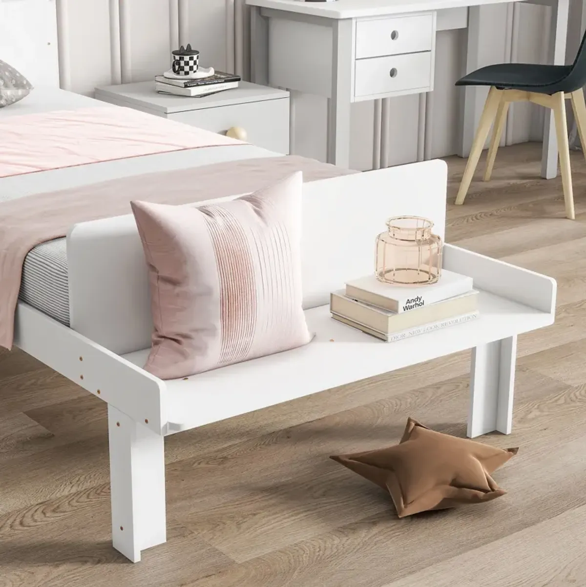 Bed With Footboard Bench