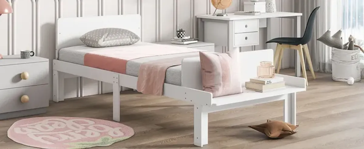 Bed With Footboard Bench