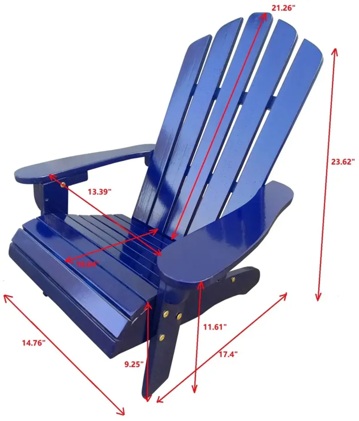 Outdoor Or Indoor Children Adirondack Chair