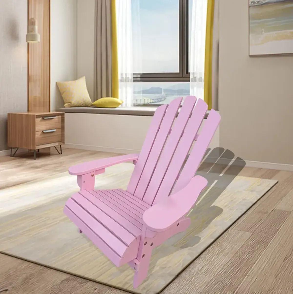 Outdoor Or Indoor Children Adirondack Chair