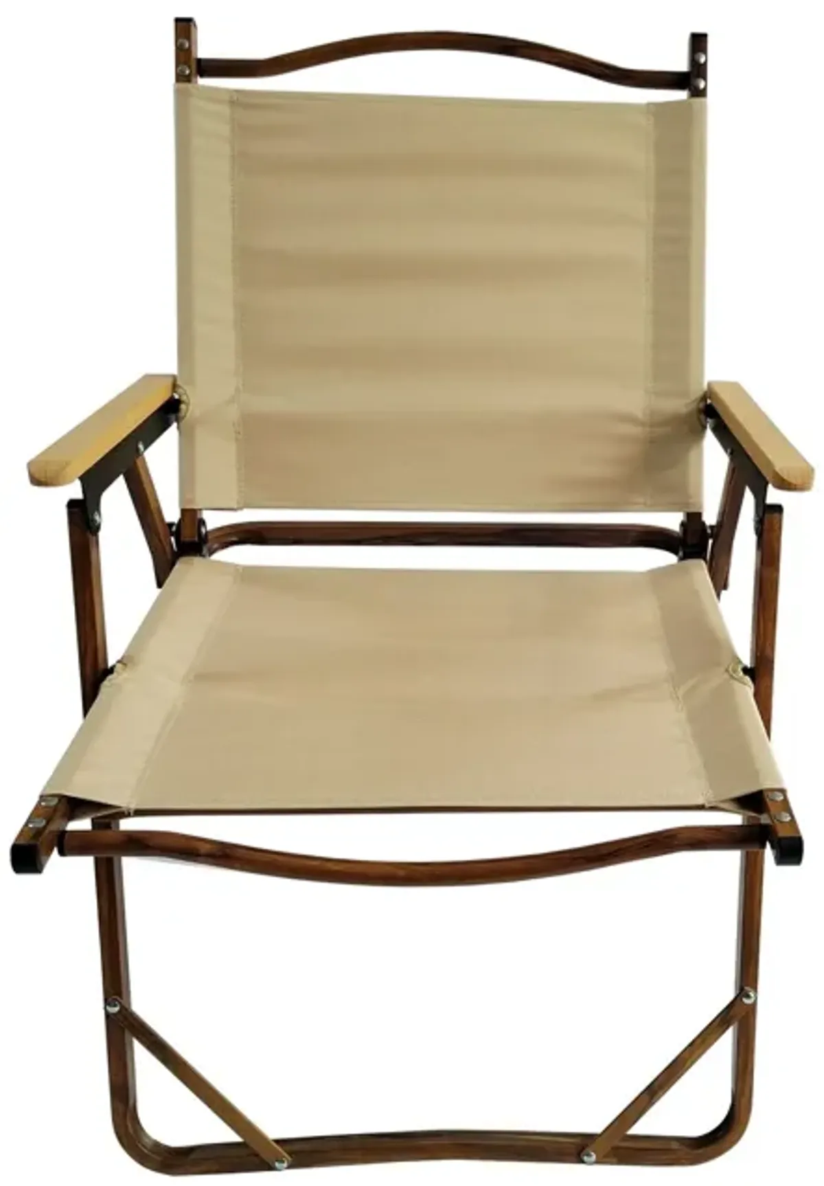 Comfy - Foldable And Portable Chair With Armrests, Indoor And Outdoor Universal (Set of 4) - Brown