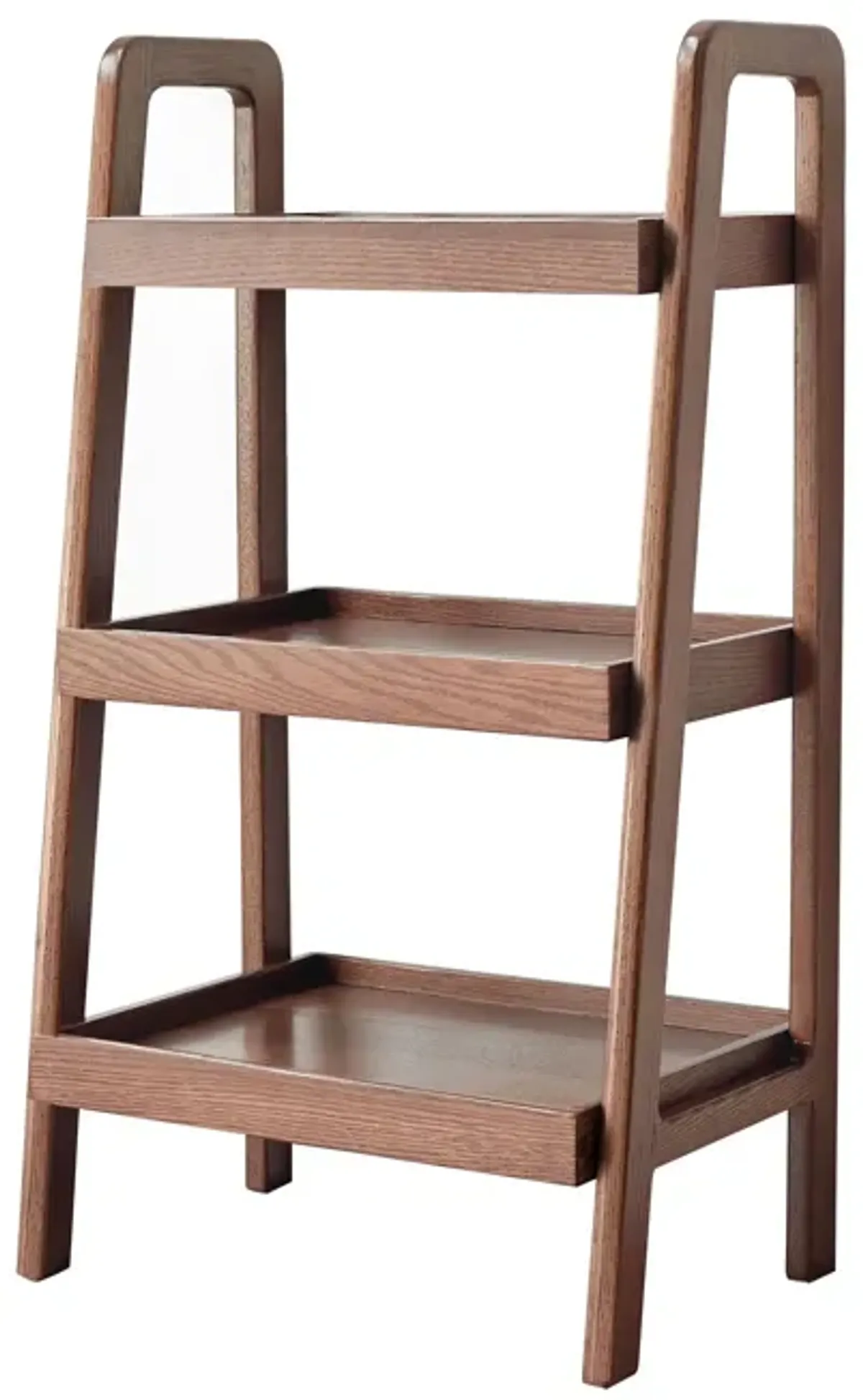 Premium Storage Organizer, 3-Tier Beech Shoe Rack For Entryway, Living Room - Walnut