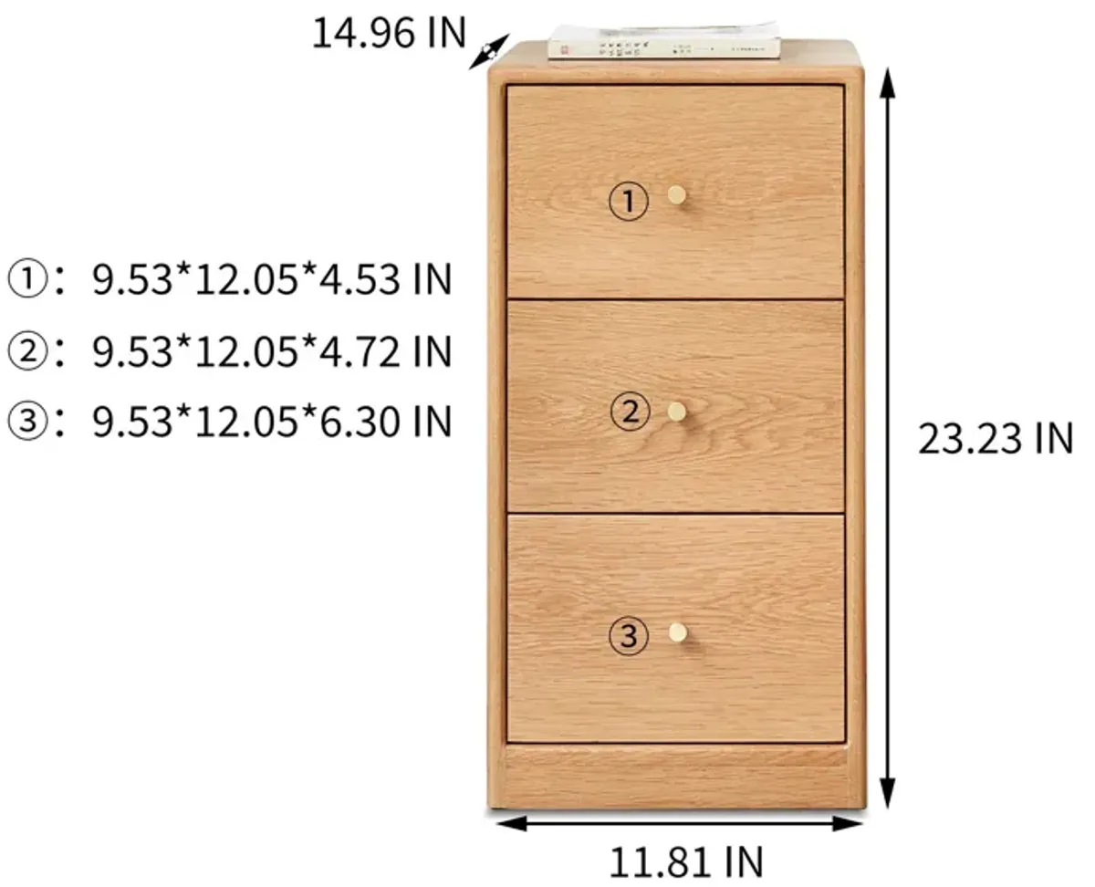 Free-Standing Corner Storage Cabinet For Living Room