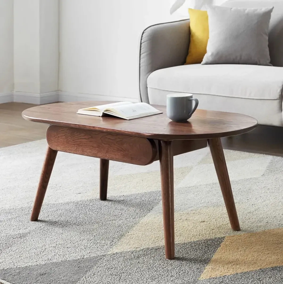 Capsule Centre Low Table With Drawers Coffee Table