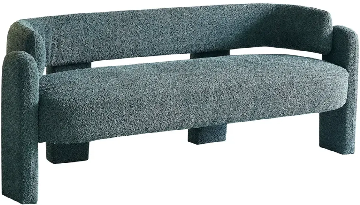 Boucle Upholstery Modern Sofa For Living Room