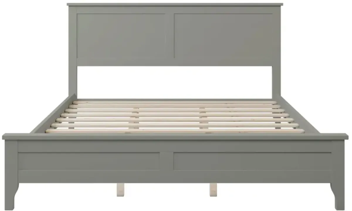 Modern Solid Wood Platform Bed