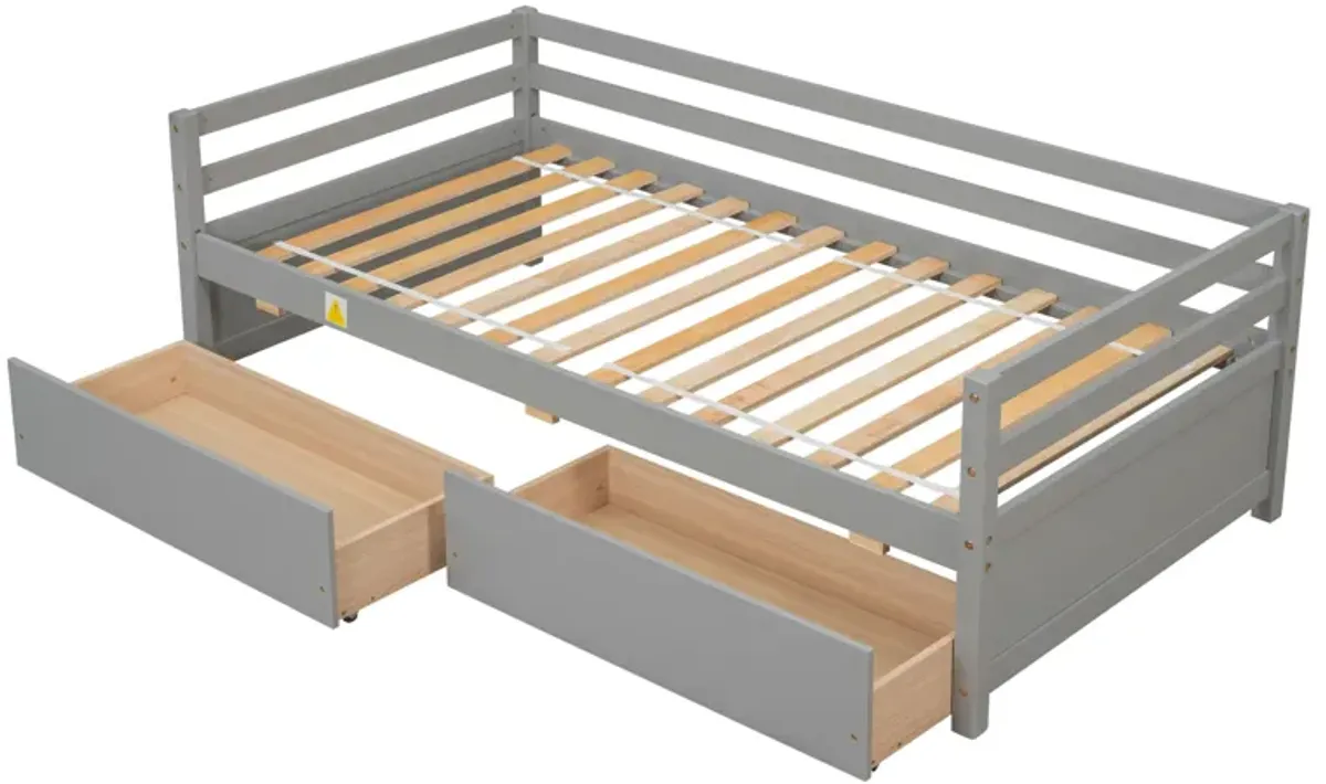 Daybed With 2 Storage Drawers