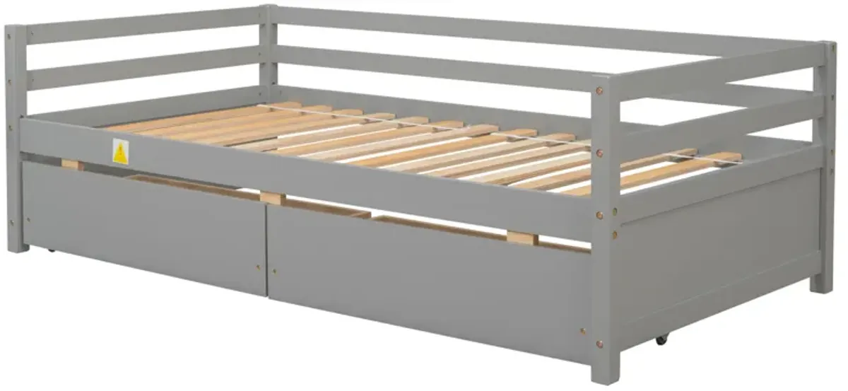 Daybed With 2 Storage Drawers