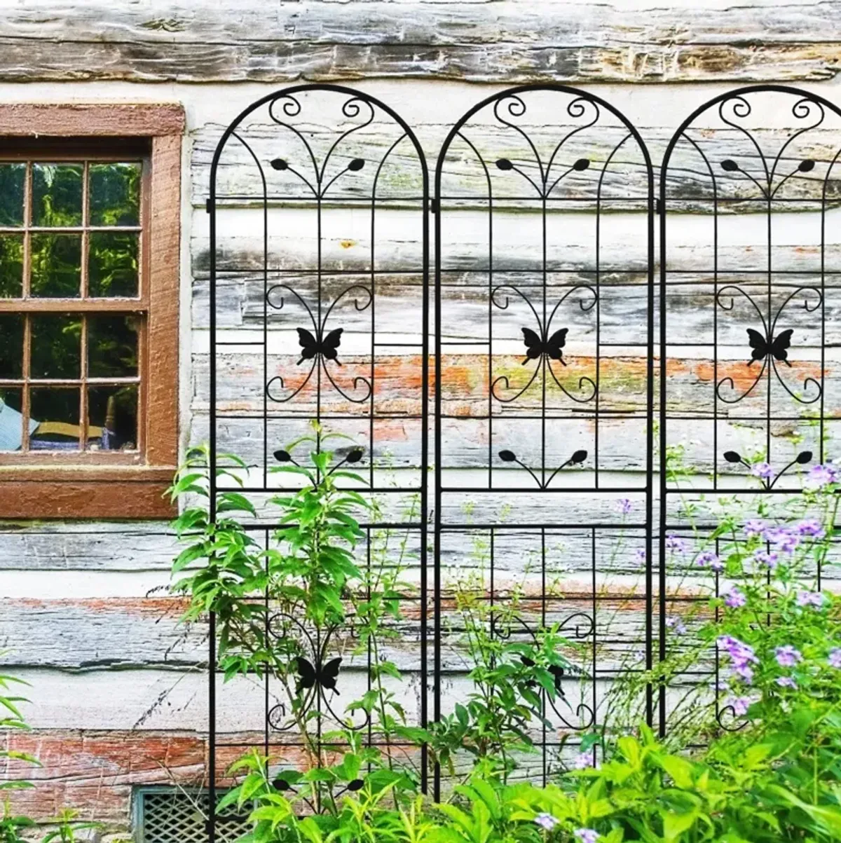 Garden Metal Trellis Rustproof Trellis For Climbing Plants Outdoor Flower Support