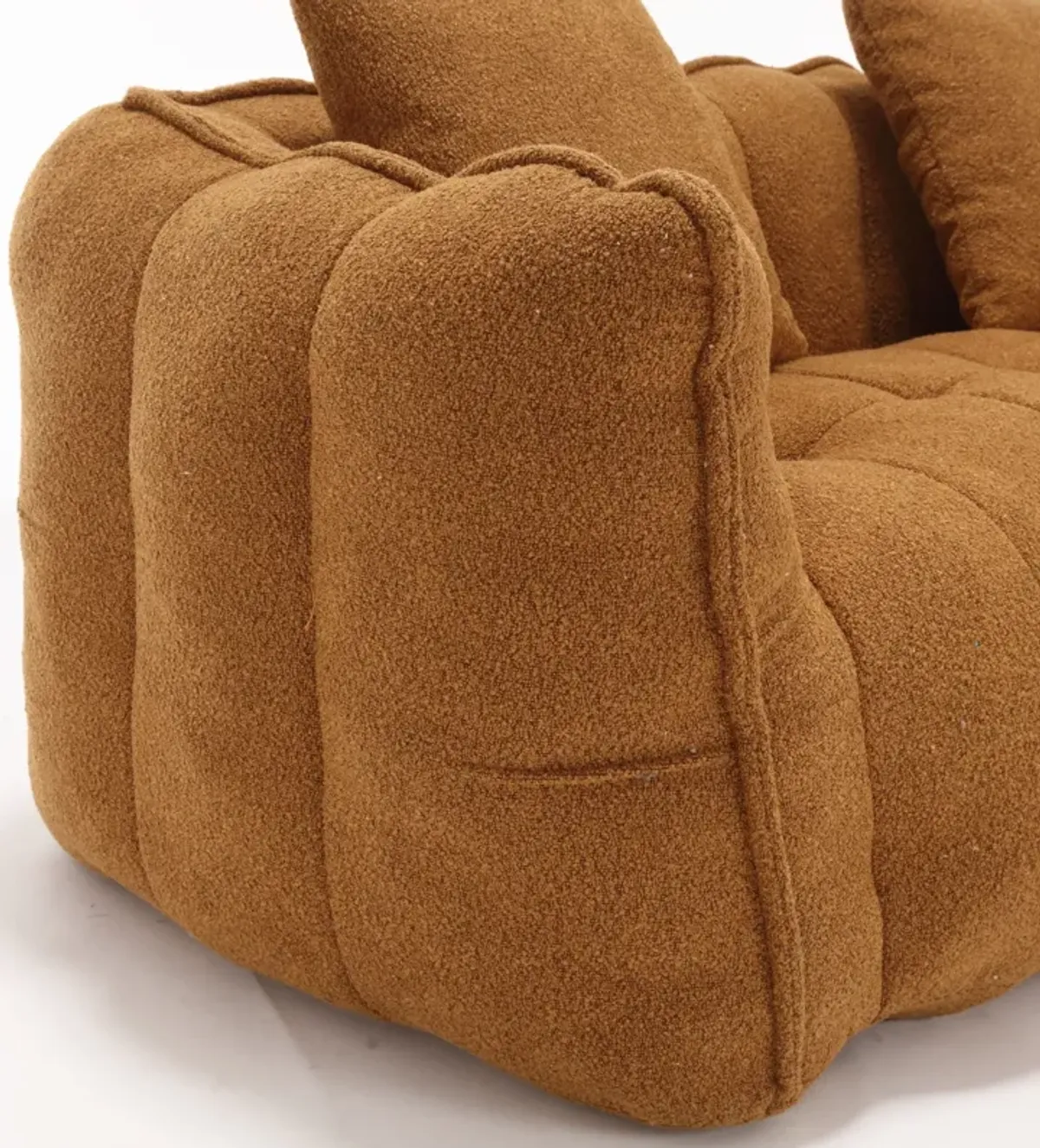 Soft Beanbag Chair With High Resilience Foam Core For Two People