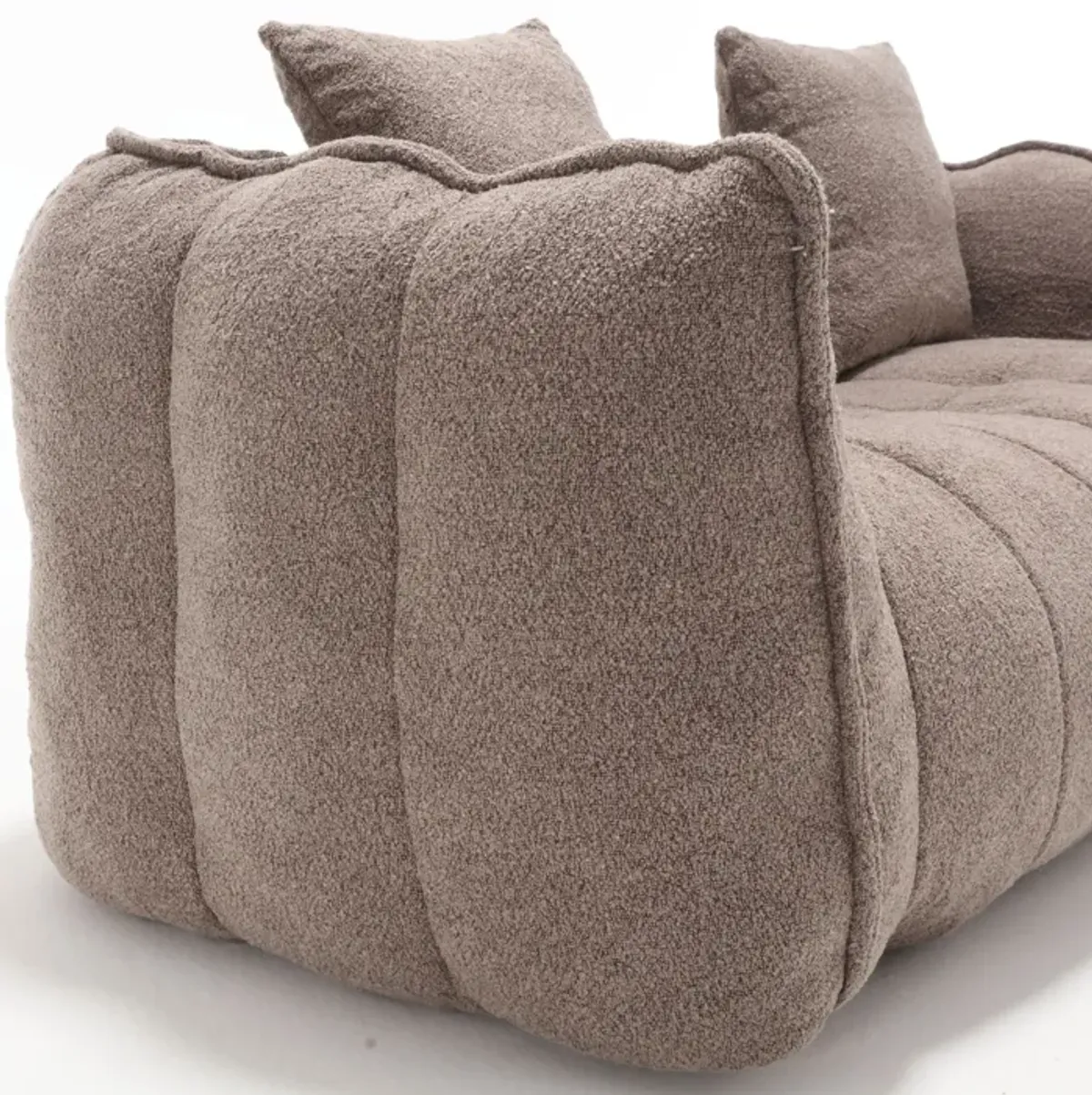 Soft Beanbag Chair With High Resilience Foam Core For Two People