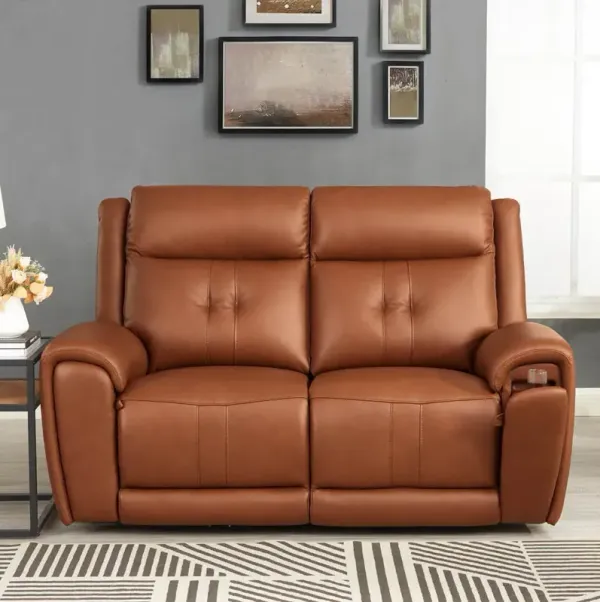 Emma - Power Headrest Zero Gravity Reclining Loveseat - Brown