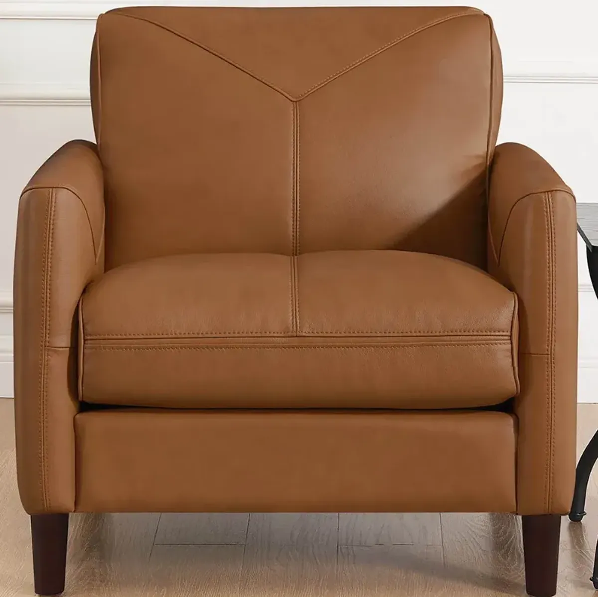 Yorkdale - Leather Chair - Cognac