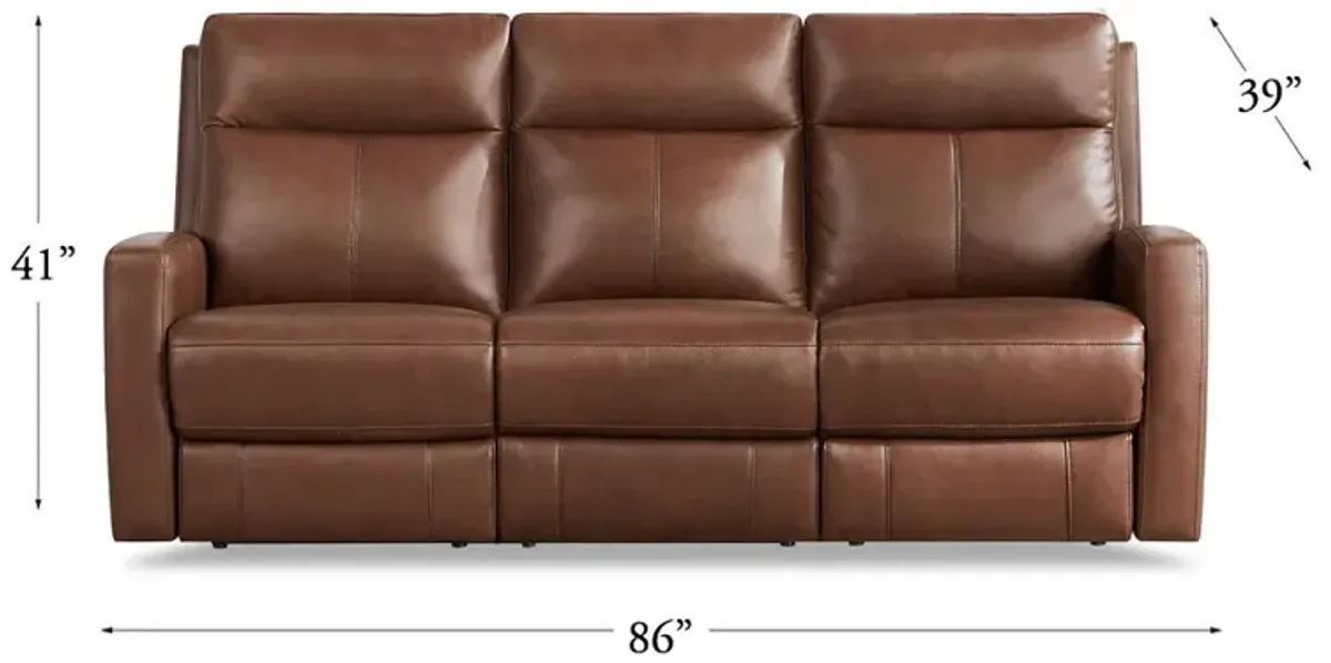 Vienna - Power Headrest Zero Gravity Reclining Sofa - Brown