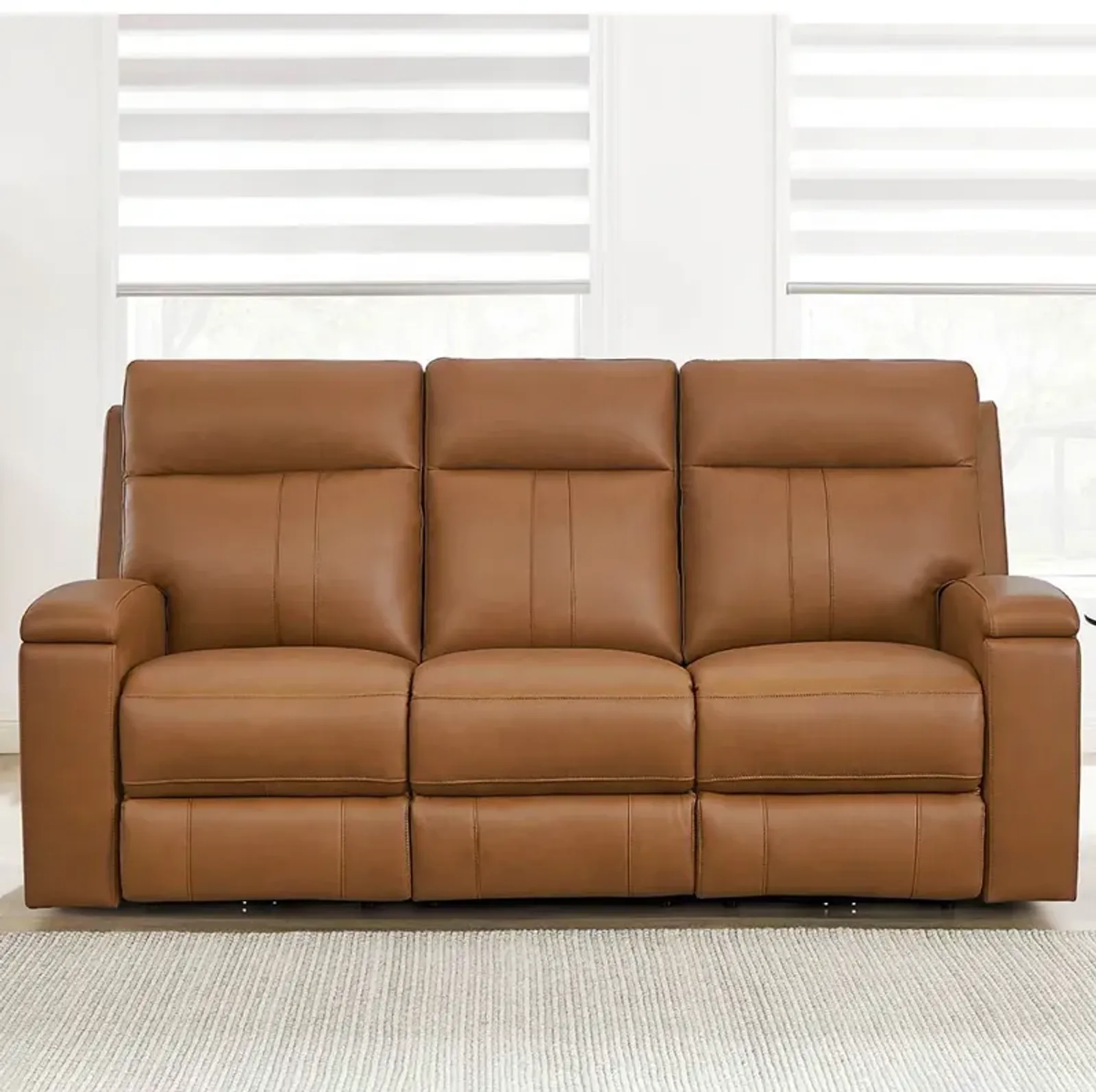 Venice - Power Headrest, Zero Gravity Reclining Sofa - Brown