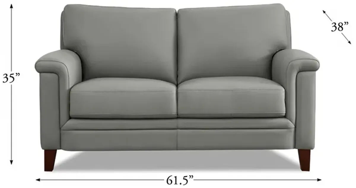 Westcott - Leather Loveseat