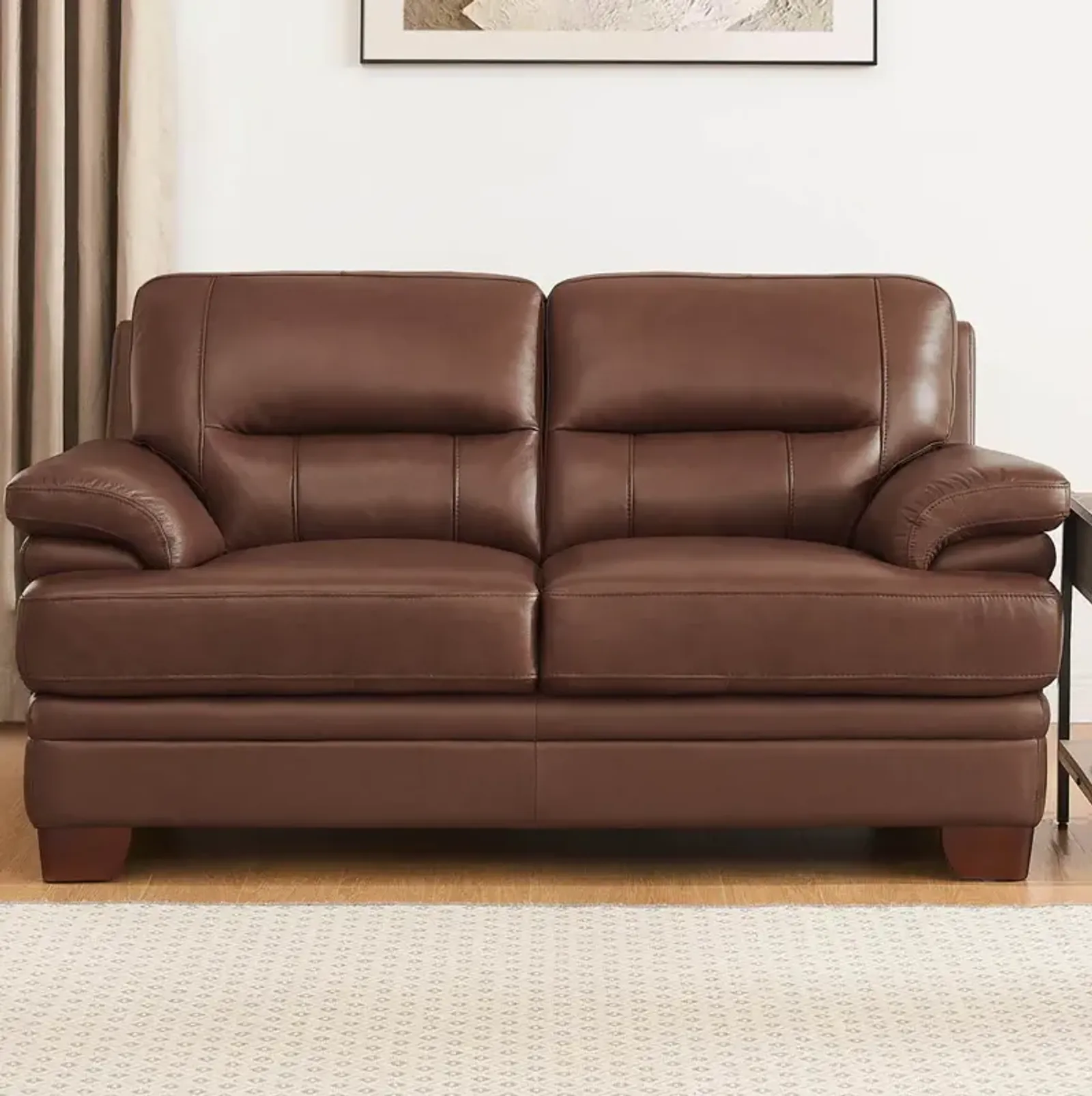 Luxor - Leather Loveseat