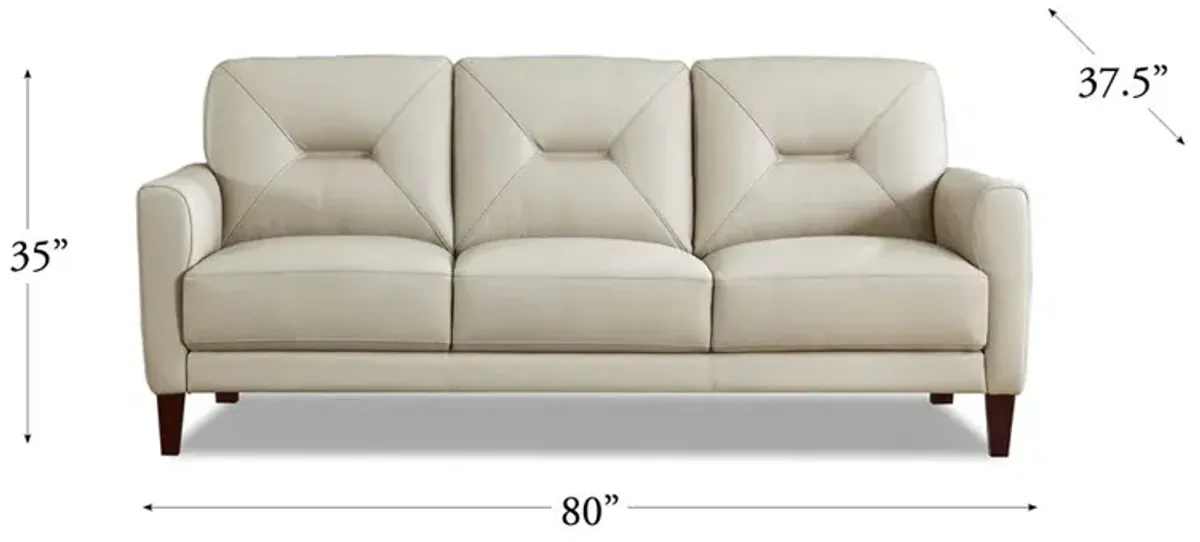 Mavis - Leather Sofa