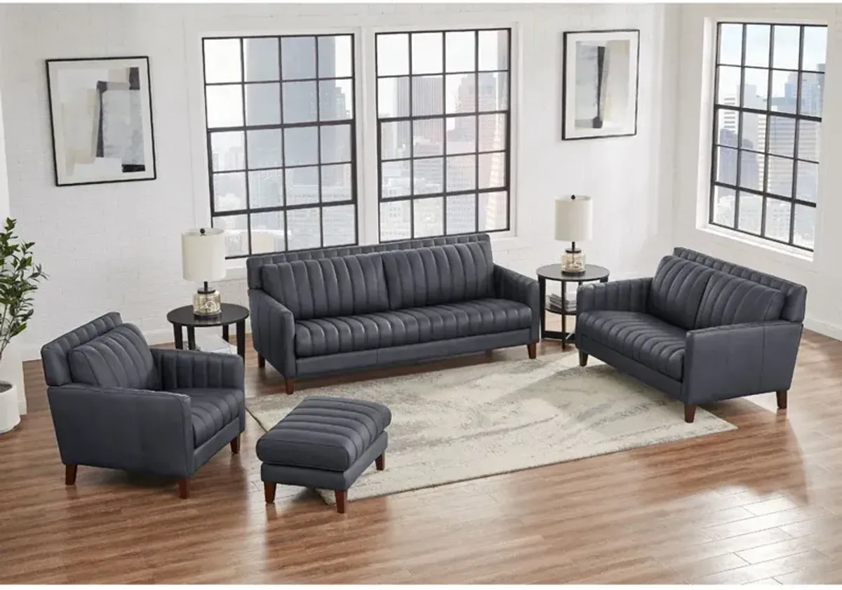 Ennis - Leather Loveseat