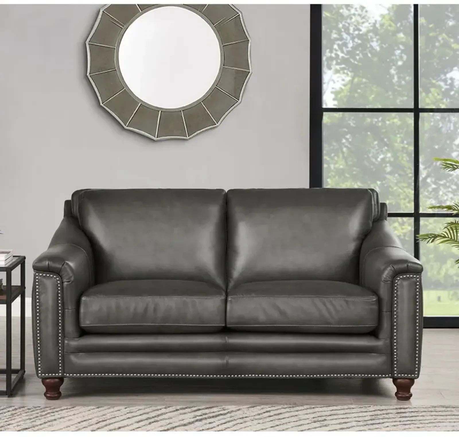 Belfast - Top Grain Leather Loveseat