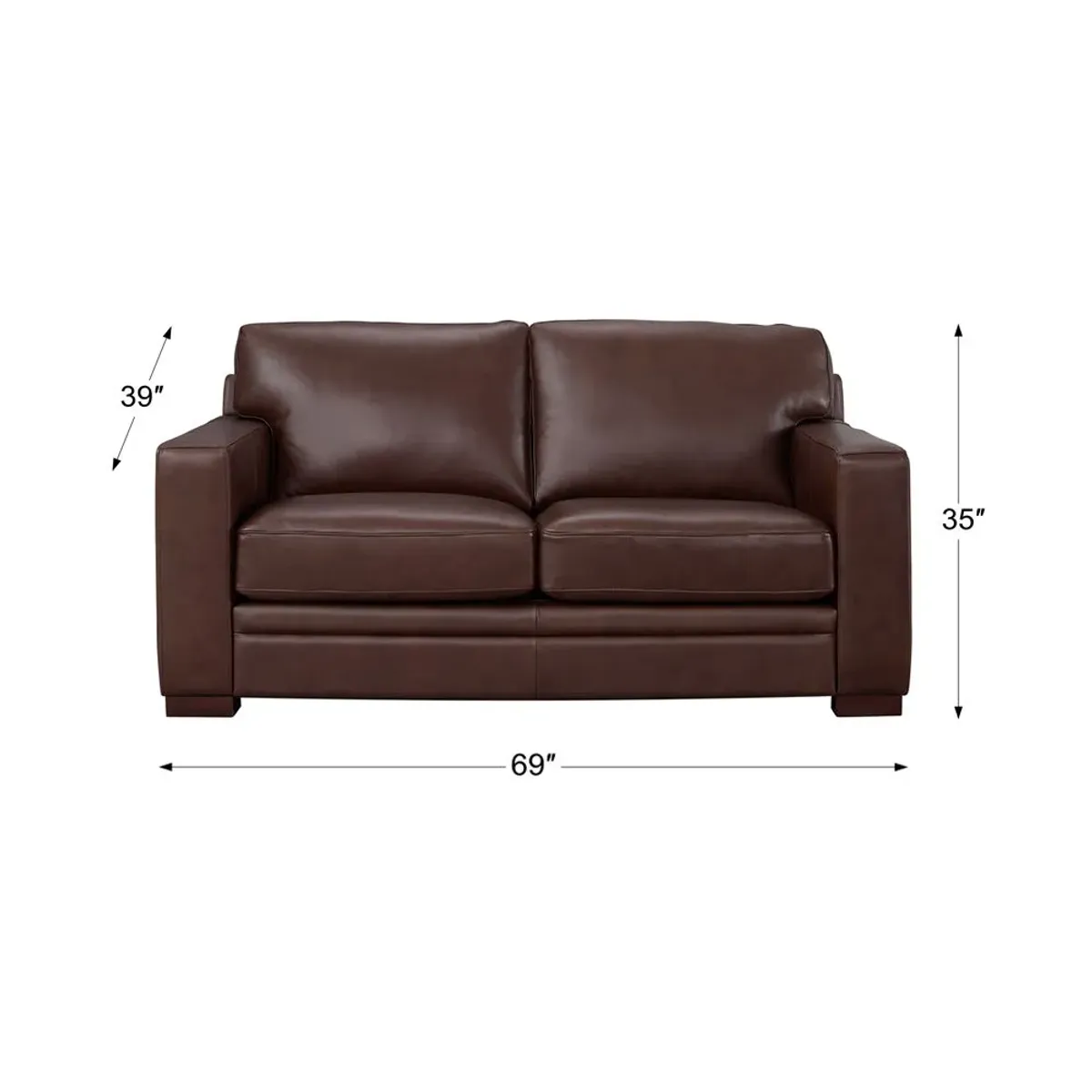 Dillon - Leather Loveseat