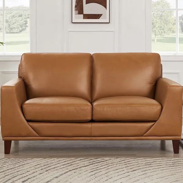 Soma - Leather Loveseat