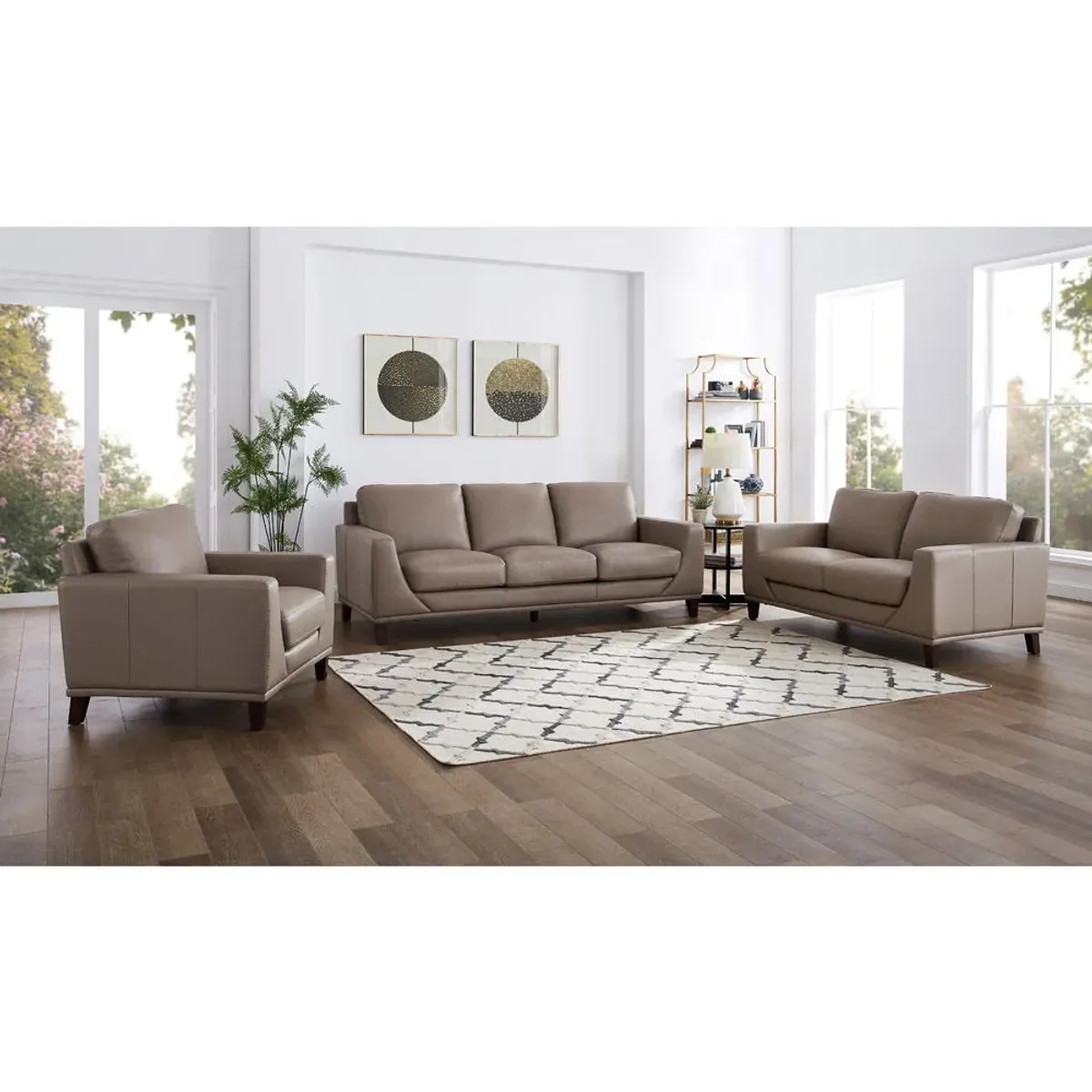 Soma - Leather Loveseat