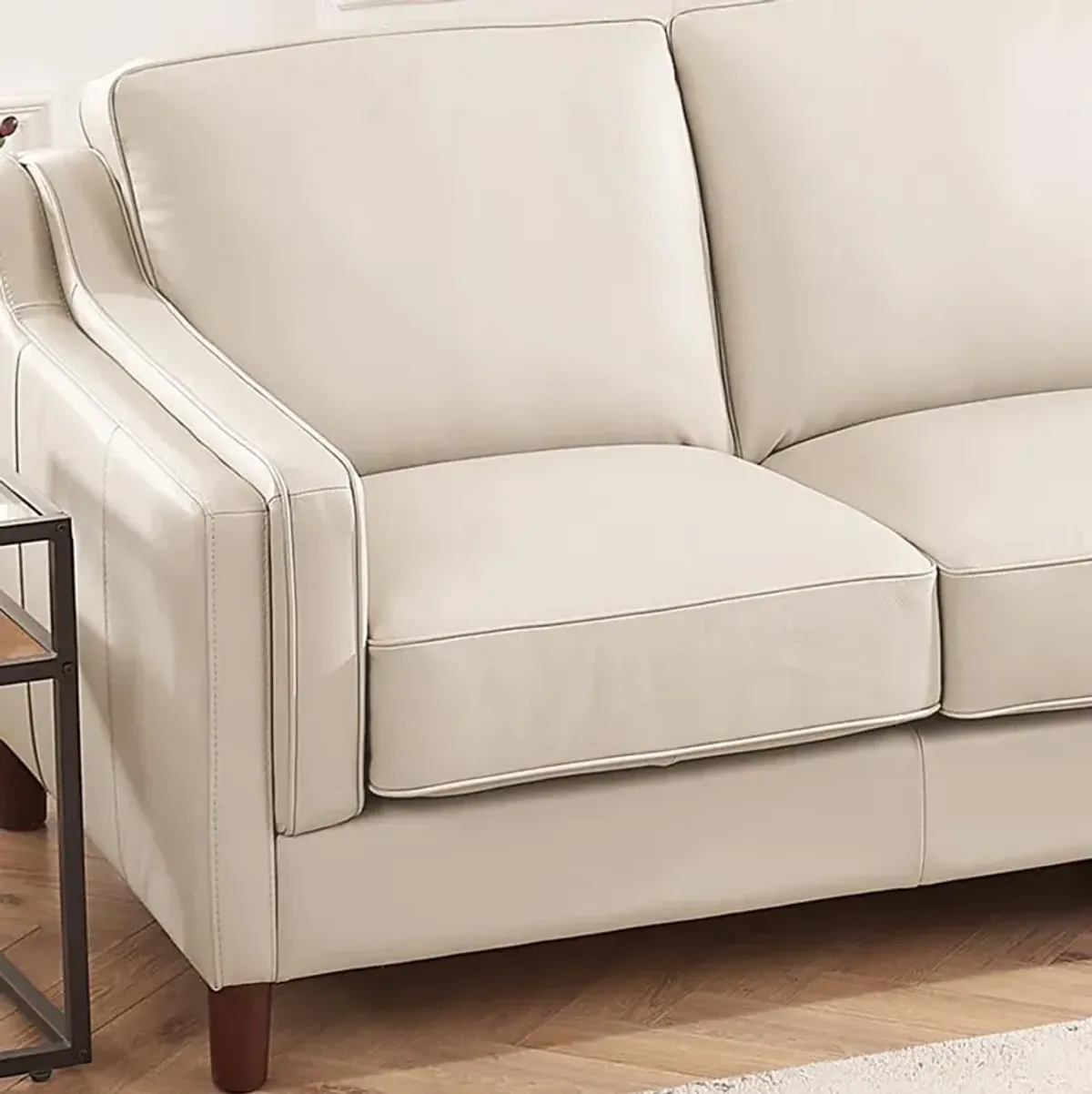 Bella - Top Grain Leather Loveseat