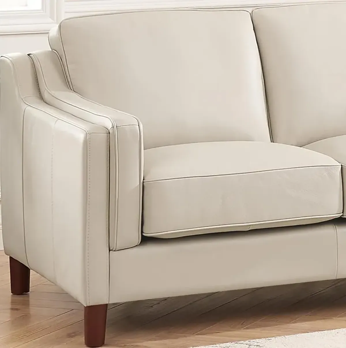 Bella - Top Grain Leather Loveseat