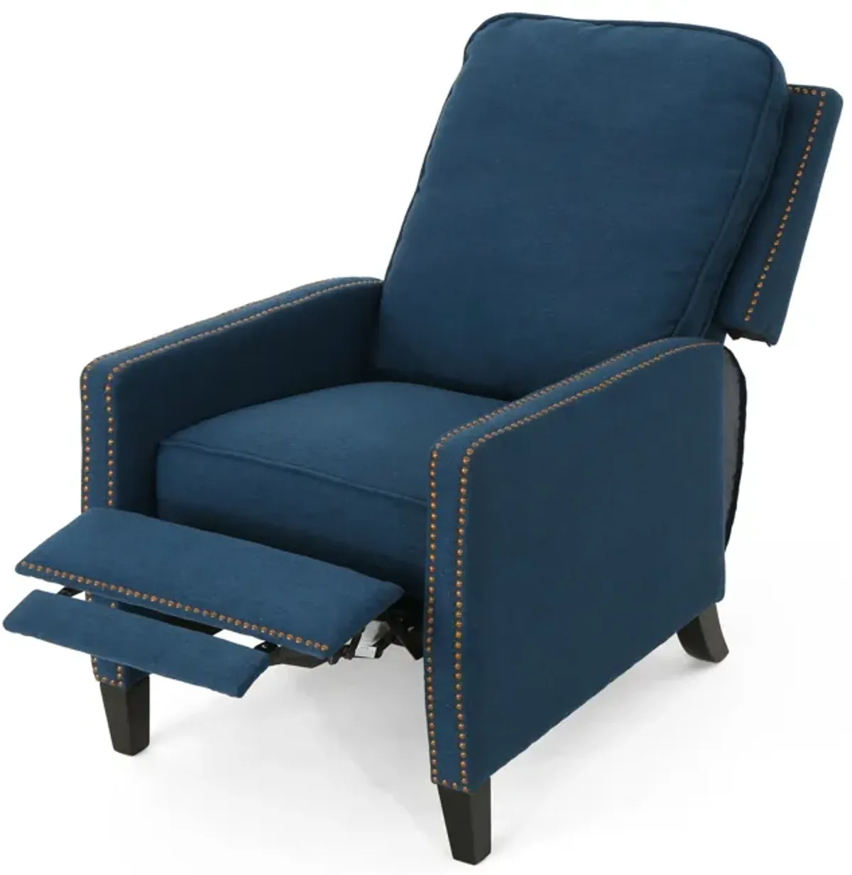 Wide - Standard Recliner Manual - Navy Blue