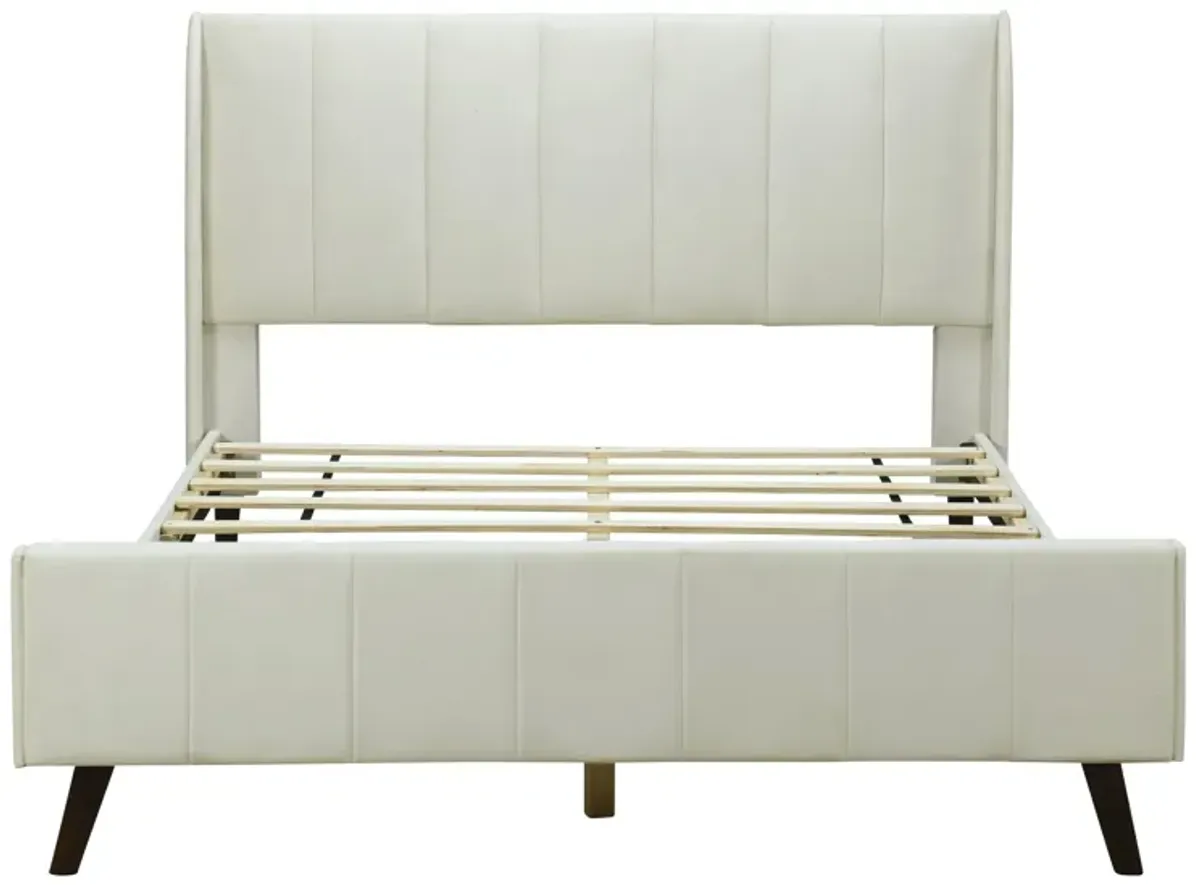 Upholstered Platform Bed, Velvet