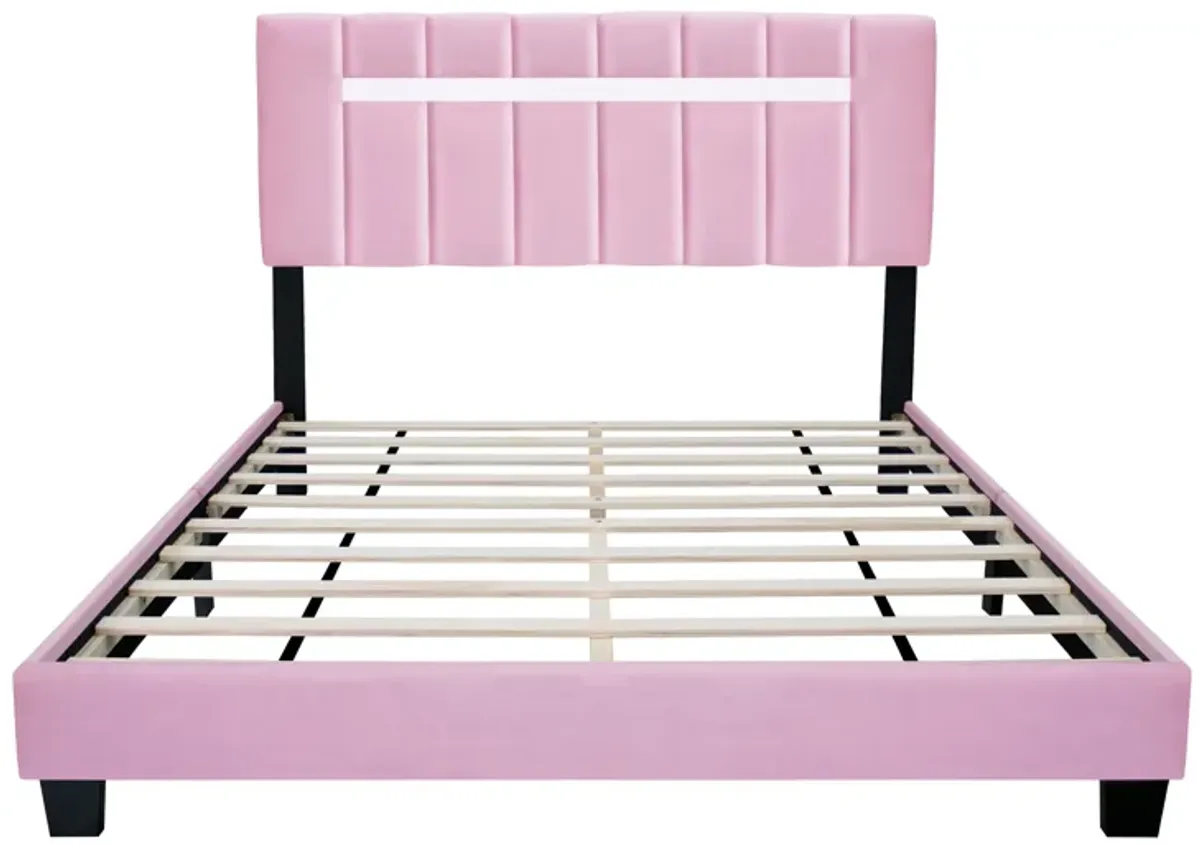 Queen Size Adjustable Upholstered Bed Frame Dark Velvet Collection Comfort And Simplicity