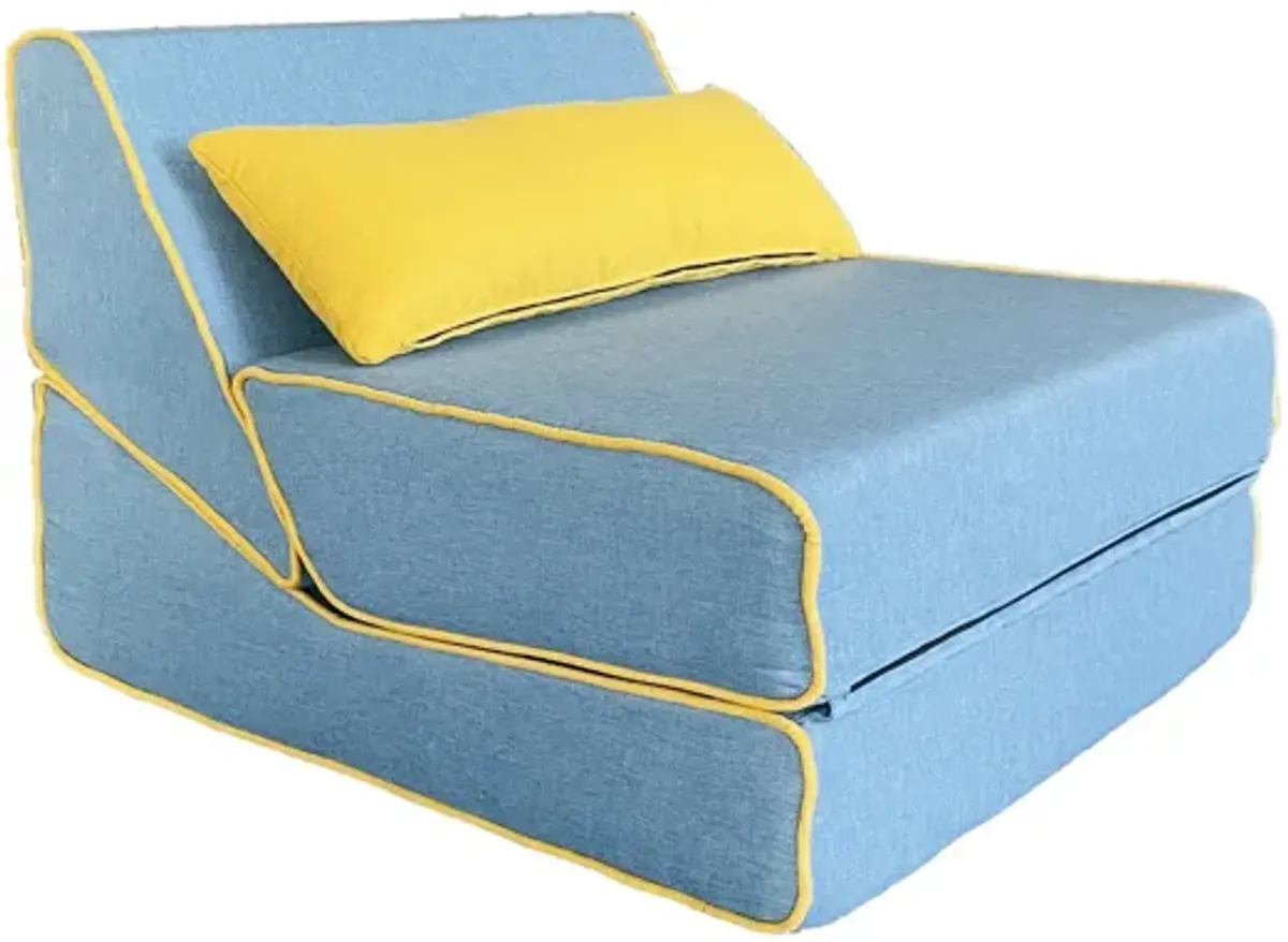 Three In One Folding Sofa, Convertible Bed, Easy To Carry Outdoors, Suitable For Living Room, Bedroom, Lounge, Outdoor