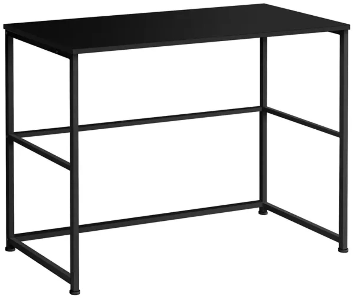 Computer Desk, Home Office, Laptop, Left & Right Set-Up, Storage Drawers, Work, Contemporary, Modern - Black