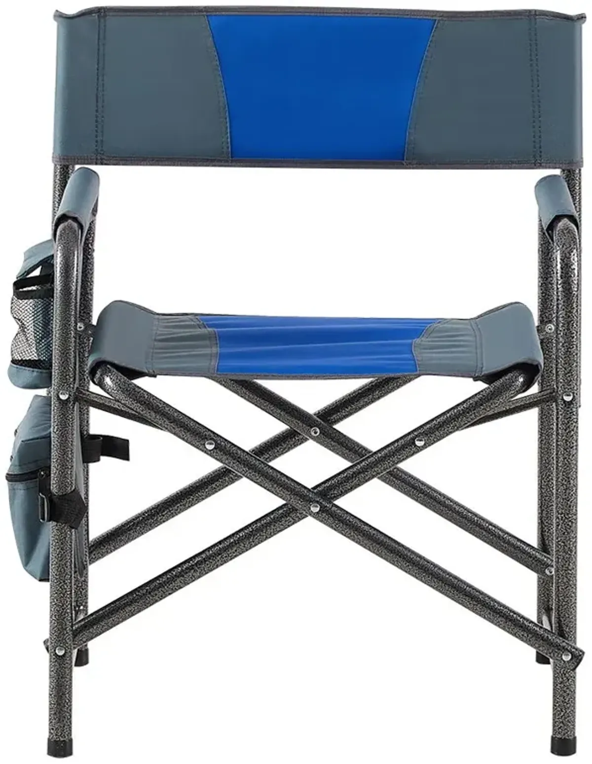 Padded Folding Outdoor Chair With Storage Pockets, Lightweight Oversized Directors Chair For Indoor, Outdoor Camping, Picnics And Fishing