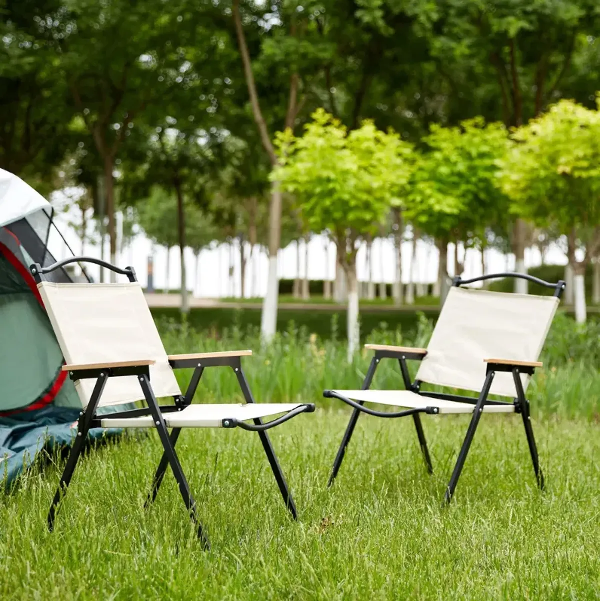 Folding Outdoor Chair For Indoor, Outdoor Camping, Picnics, Beach, Backyard, Bbq, Party, Patio