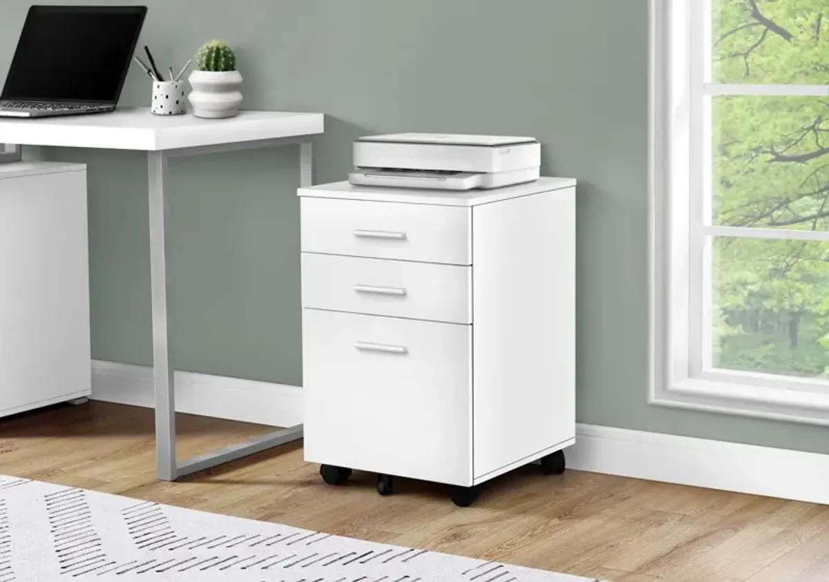 File Cabinet, Rolling Mobile, Storage Drawers, Printer Stand, Office, Work, Contemporary, Modern