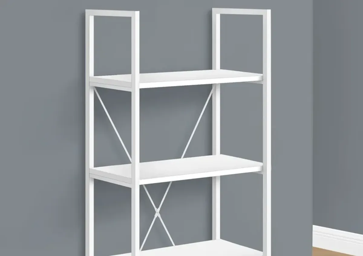 Bookshelf, Bookcase, 4 Tier, Office, Bedroom, Contemporary, Modern