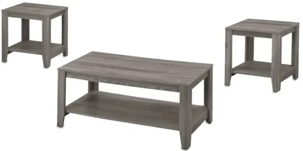 Table Set, Coffee, End, Side, Accent, Transitional (Set of 3)