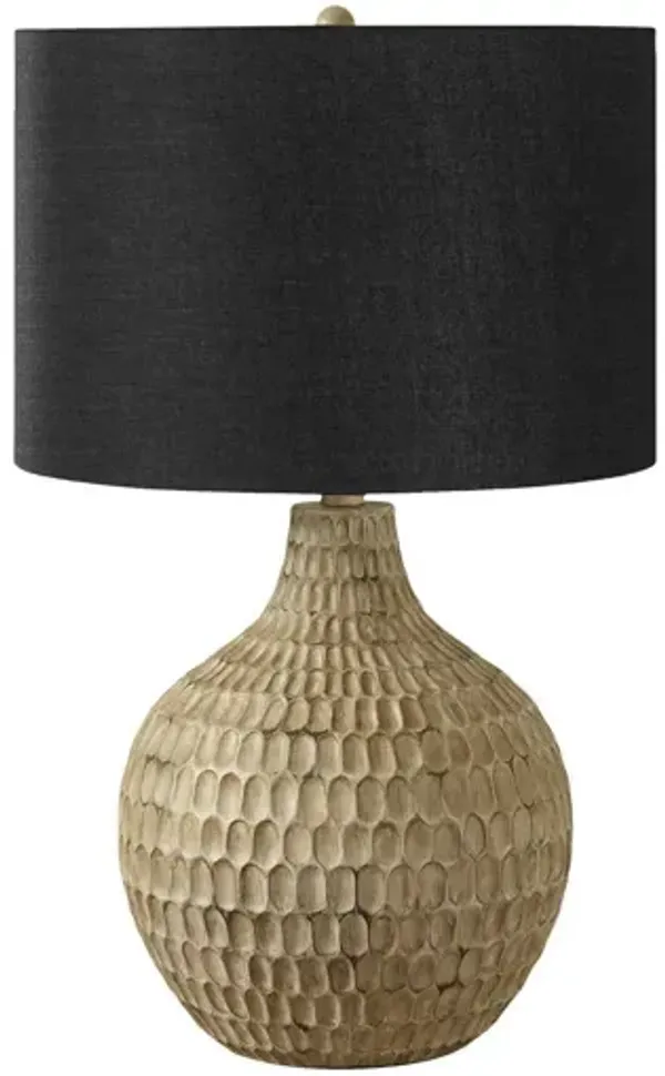 Lighting, Table Lamp, Resin, Contemporary - Brown