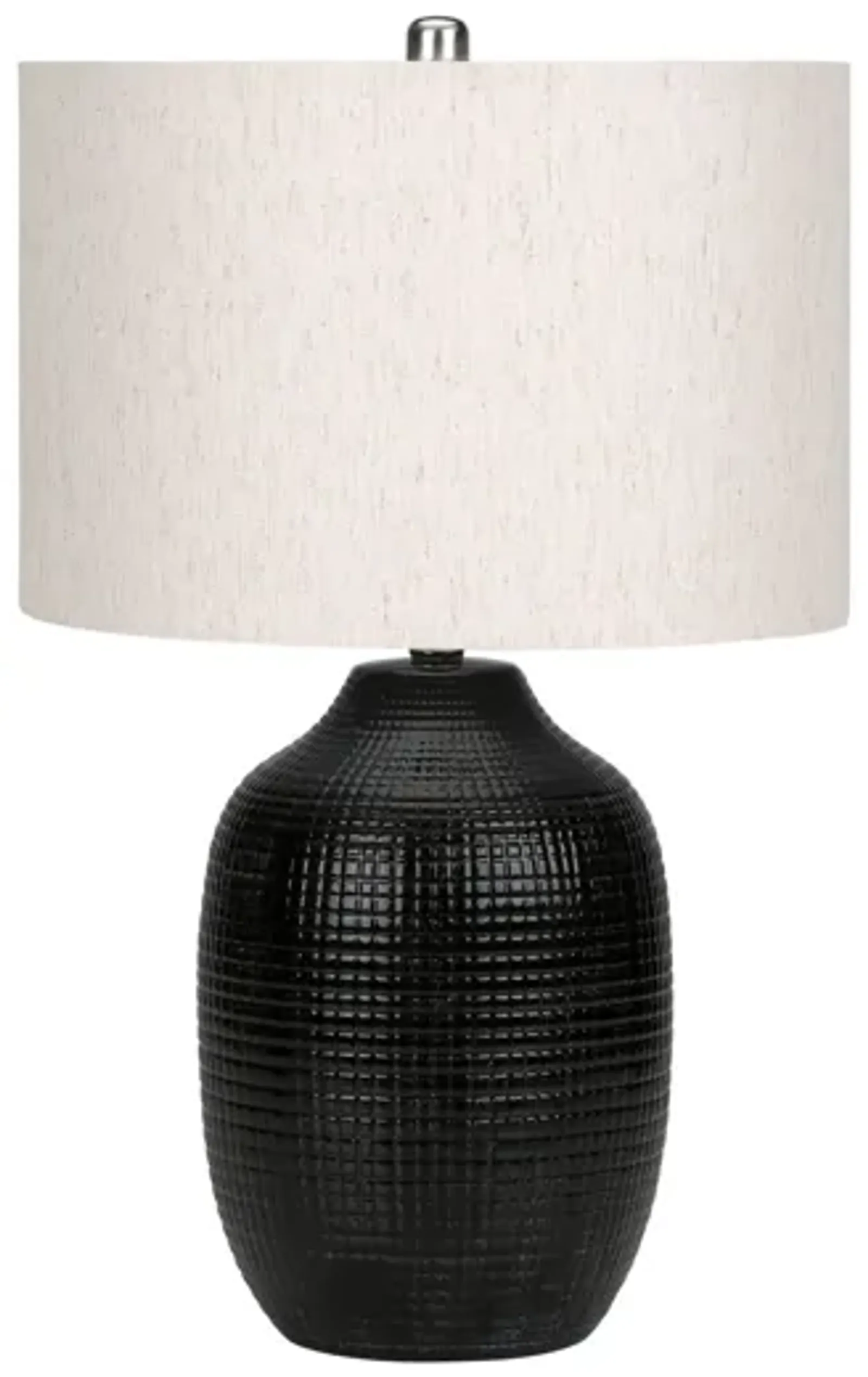 Lighting, Table Lamp, Ceramic, Contemporary - Black / Cream