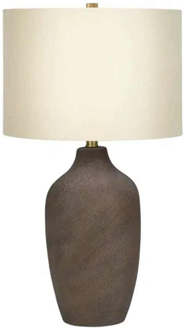 Lighting, Table Lamp, Ceramic, Resin, Contemporary - Gray