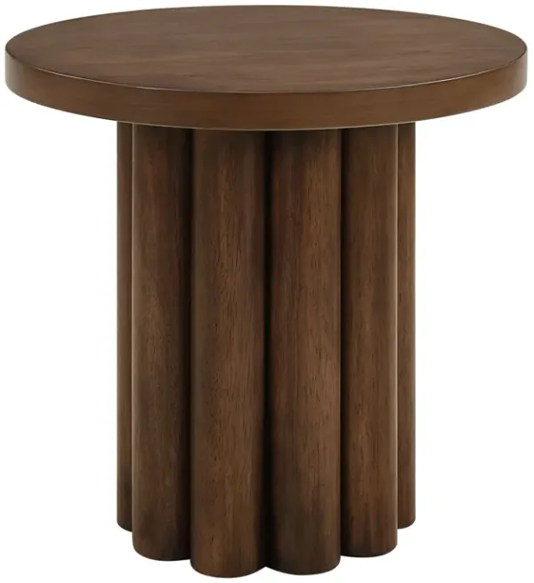 Loanna - Wooden Color End Table - Brown