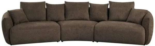 Bash - Anthology Boucle Sofa With Pillows - Brown