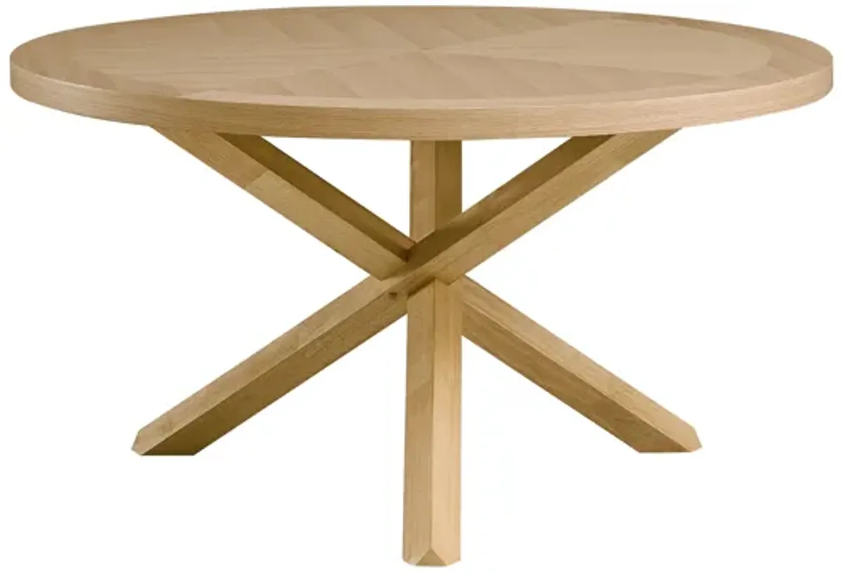 Kasem - Round Dining Table - Oak